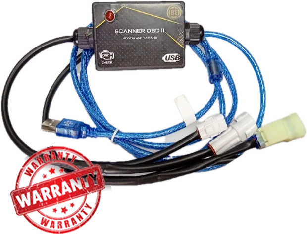 Scanner OBD II USB Honda & Yamaha bergaransi